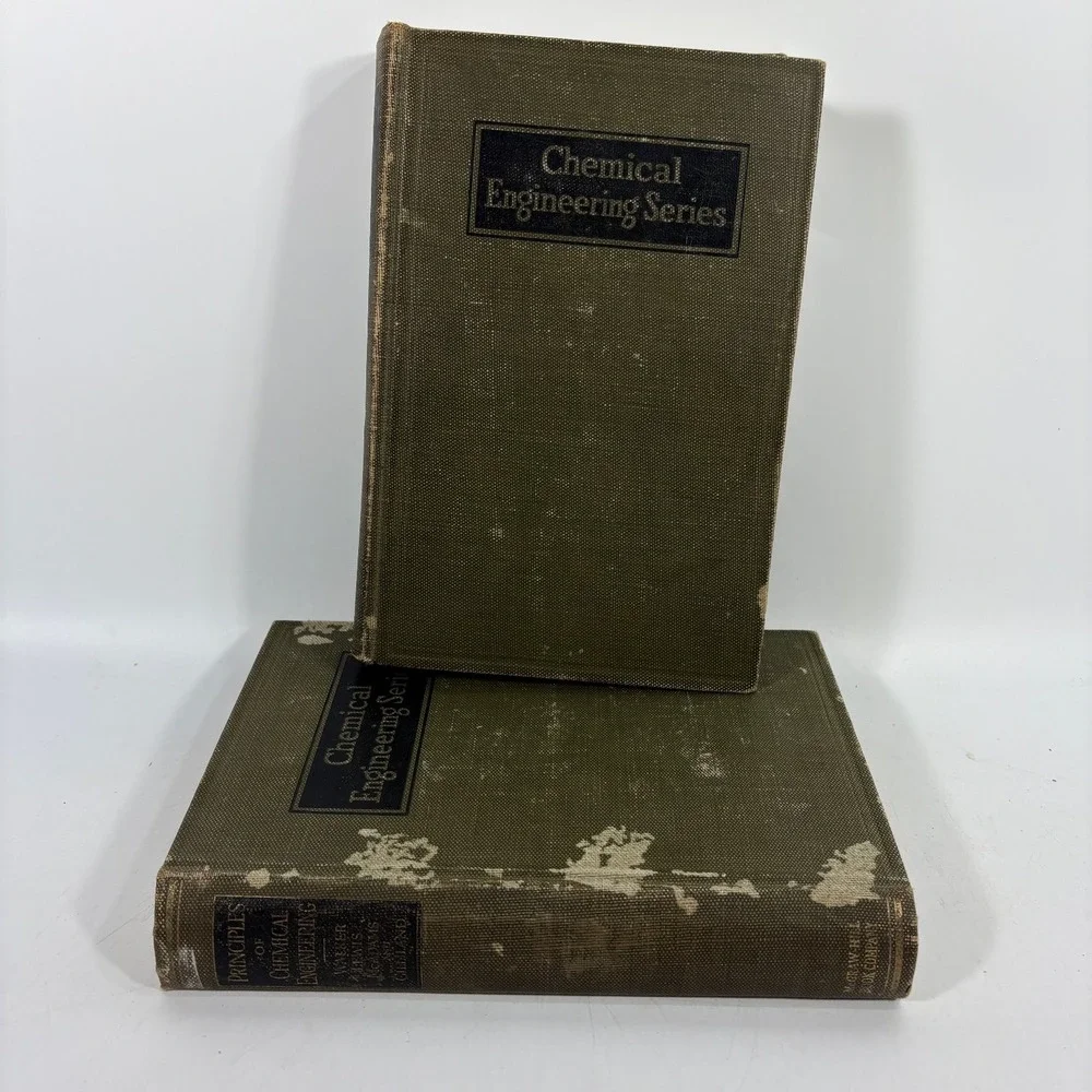 Principles of Chemical Engineering Walker Lewis McAdams 1923 Vintage Book Lot